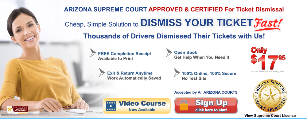 Arizona approved defensive driving online